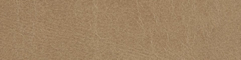 Close-up of a textured light brown leather surface with subtle natural grain and creases