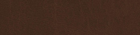 Close-up of warm brown leather surface showing smooth texture with natural wrinkles and fine grain throughout