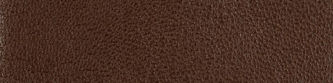 Close-up of brown leather texture with natural grain and subtle variations in color and pattern