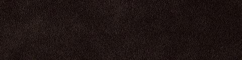 Close-up of rich dark brown suede surface with soft, textured nap and subtle variations in tone across the material